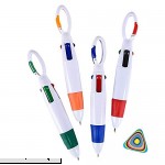 Shop Zoombie 24 Pack Carabiner Shuttle Pens Retractable Multi-Color Pens and 1 Vortex Eraser Party Favors Office Supplies Youth Events Camps Stocking Stuffers  B07GY2PLPV